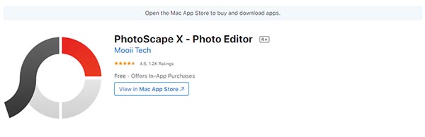 photoscape x pour mac